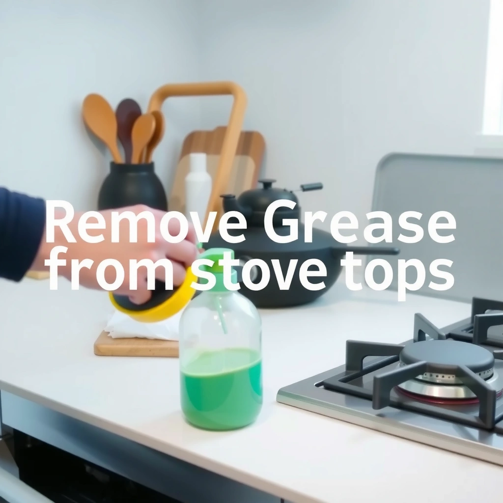 Supplies - How to Remove Grease from Stovetops