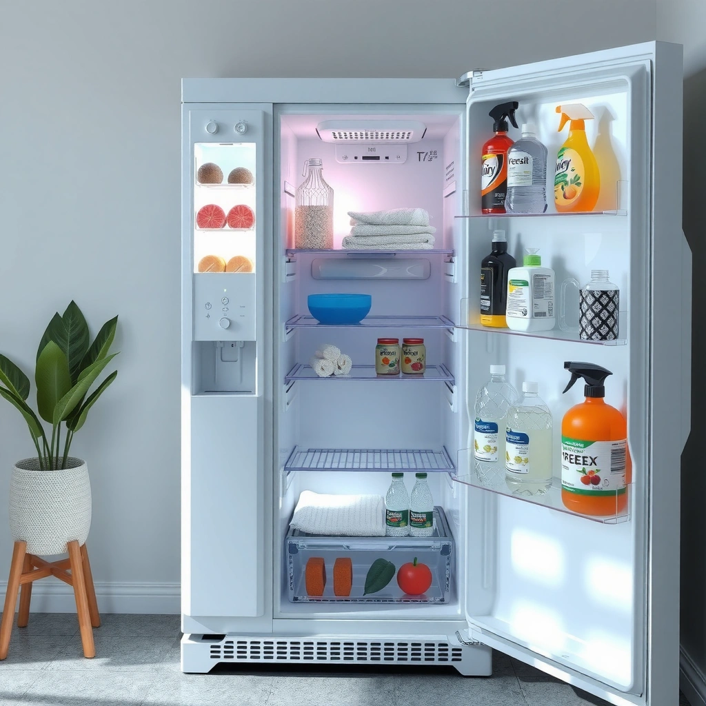 Supplies and Safety Tips - Refrigerator Cleaning Guide