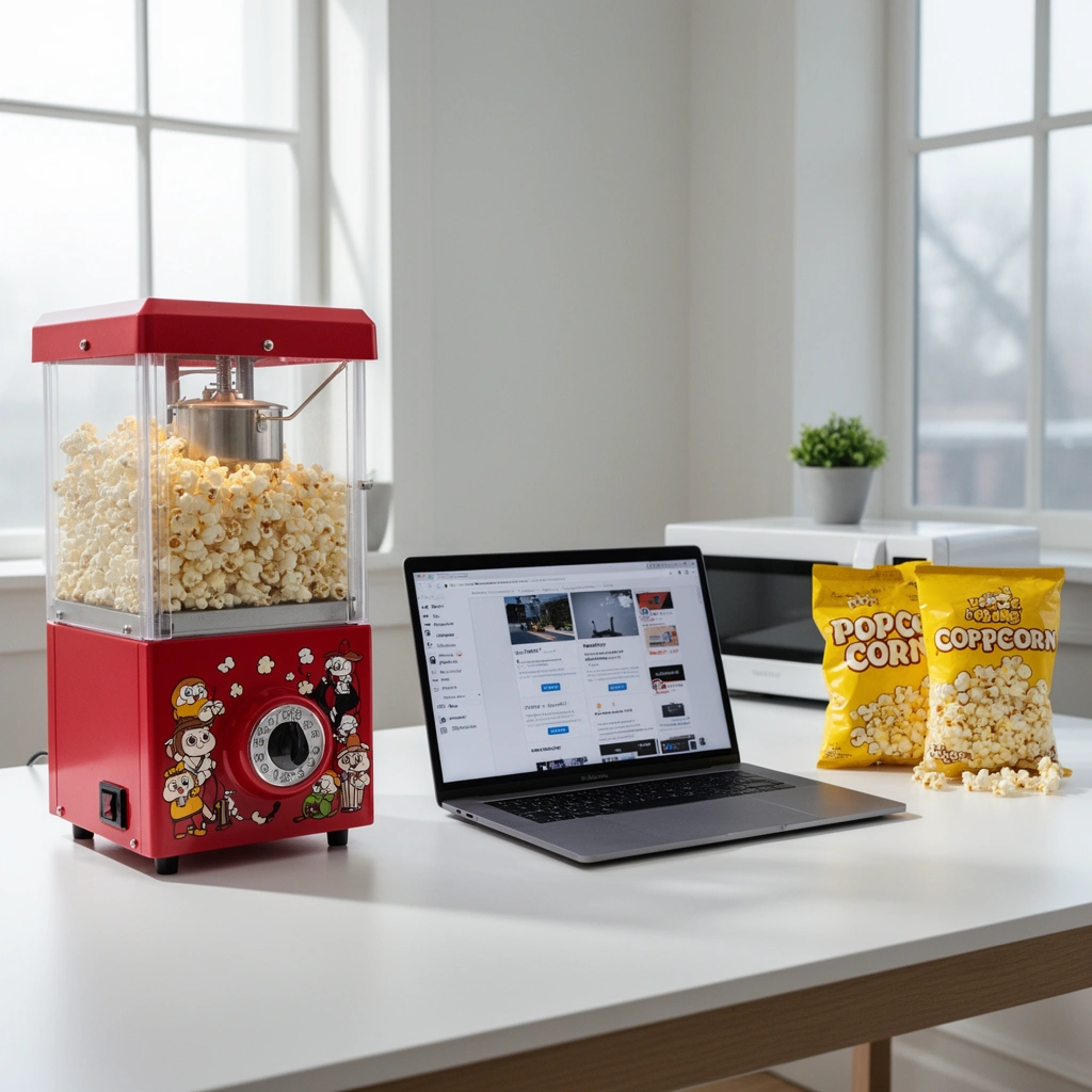 Taste and Texture - Popcorn Machine vs Microwave Popcorn