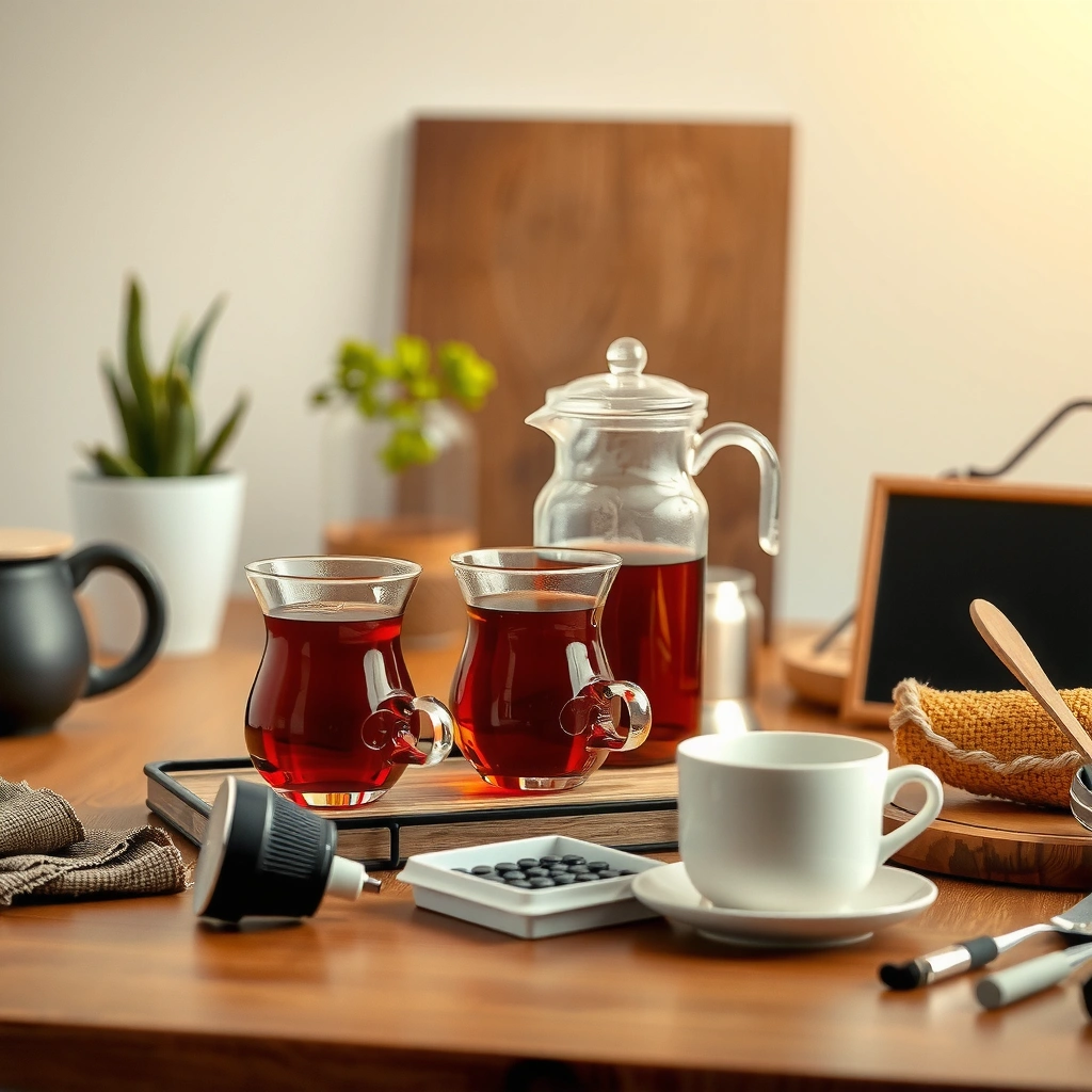Teas Tools Extras - Tea Station Organization