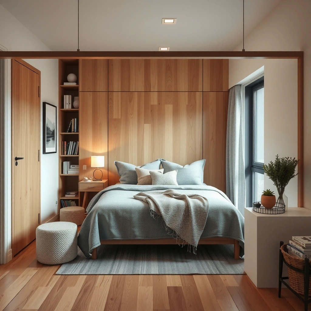 Vertical Storage - Small Bedroom Storage Ideas