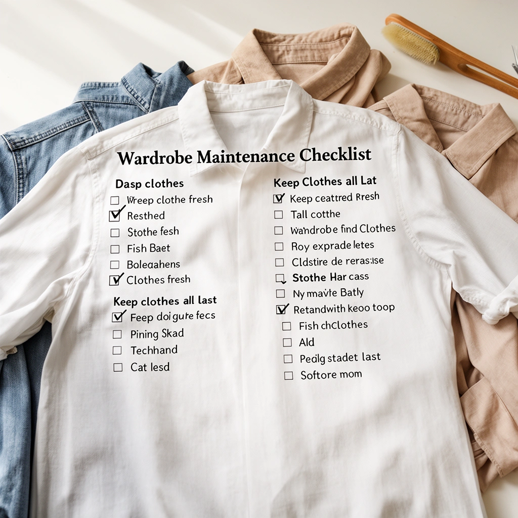 Wardrobe Check - Wardrobe Maintenance Checklist