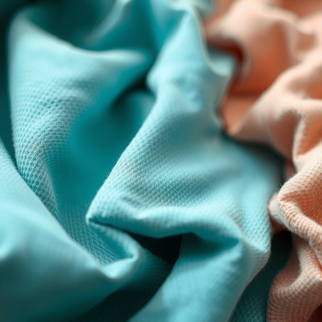 Image showcasing breathable fabrics ideal for winter wear and sweat control