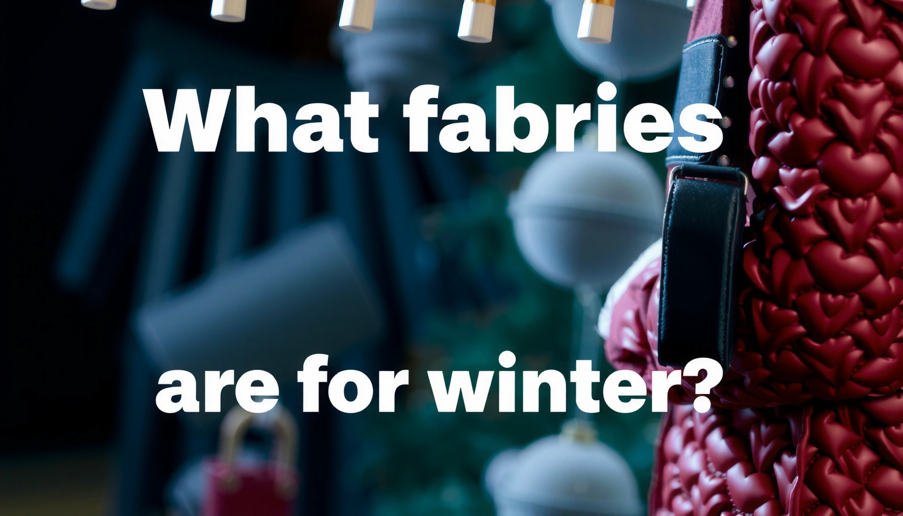 A variety of warm and breathable fabrics ideal for winter clothing and accessories.