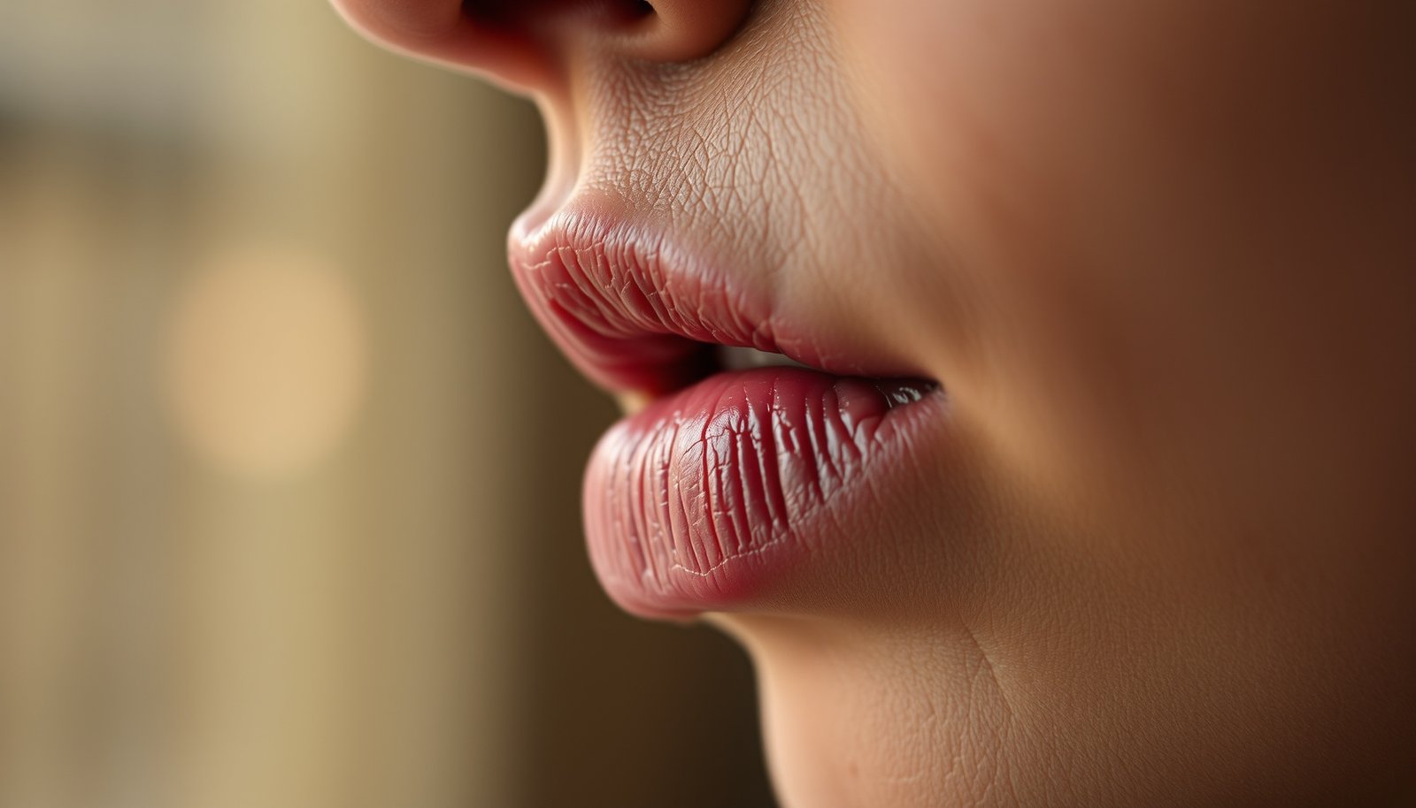 Image illustrating common causes and fixes for chapped lips in a blog article.