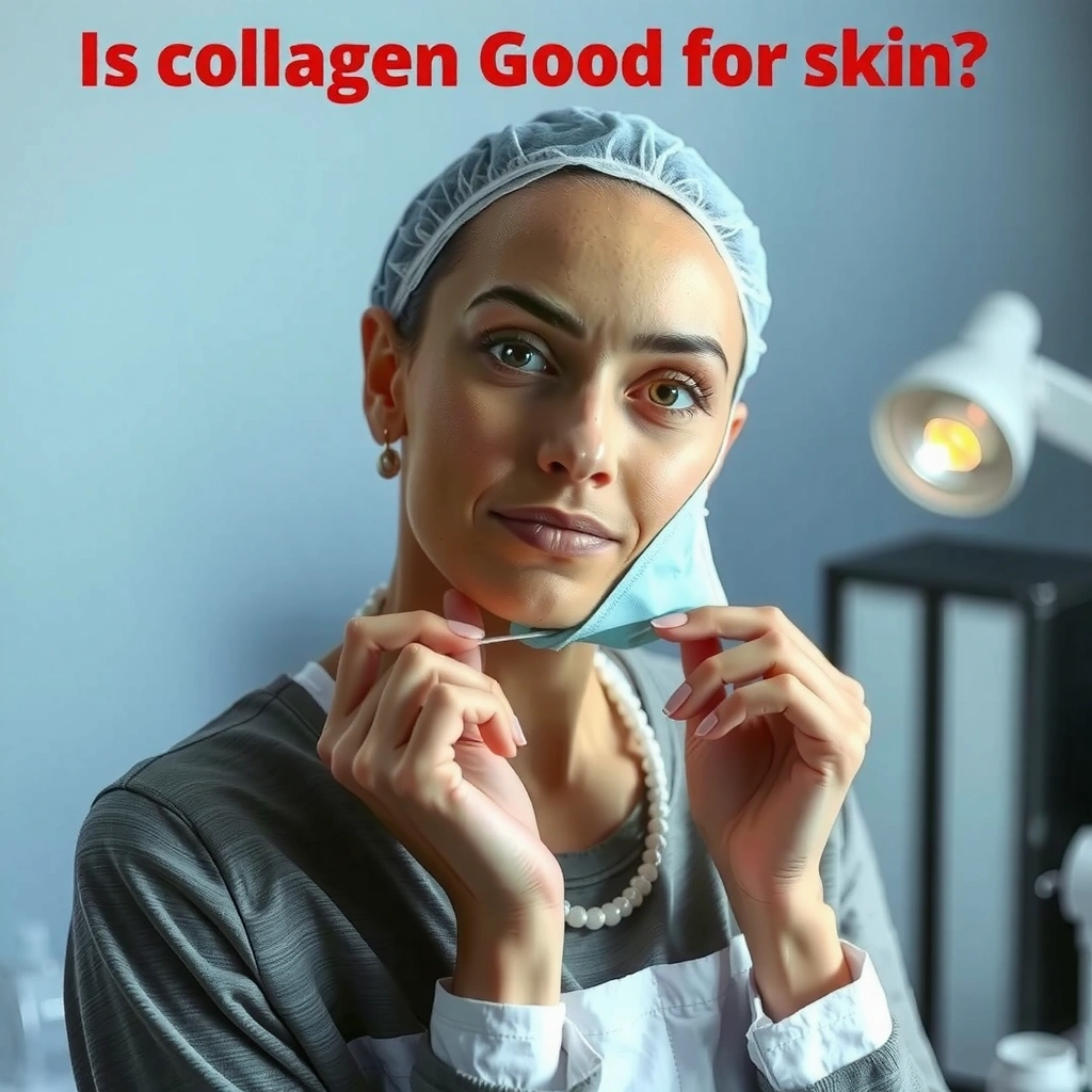 Illustration of individuals benefiting from collagen for skin health and beauty.