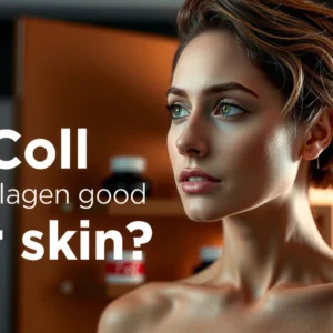 A close-up of healthy skin highlighting the benefits of collagen for skin health and appearance.