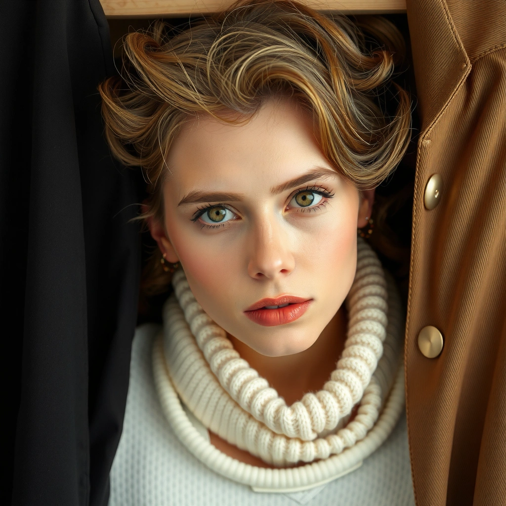 A stylish display of timeless clothing basics showcasing color and fabric combinations that stay current.