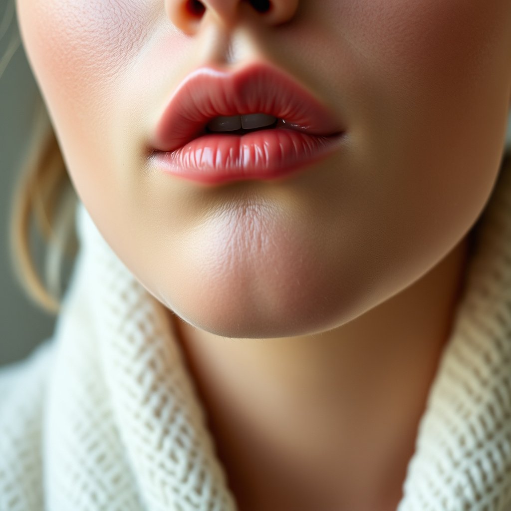 Illustration of common reasons for chapped lips including dehydration and weather effects