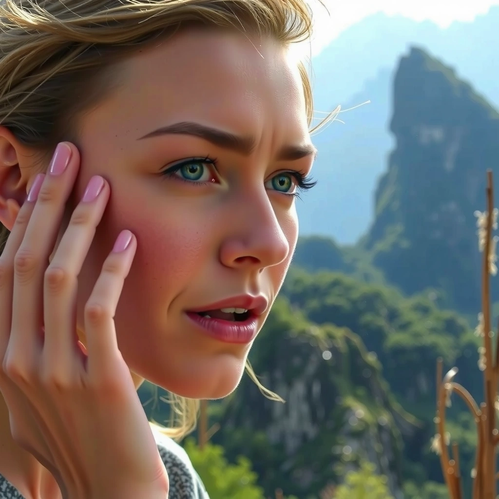 Makeup mistakes with powder, blush, contour, and highlight that emphasize aging on the face.