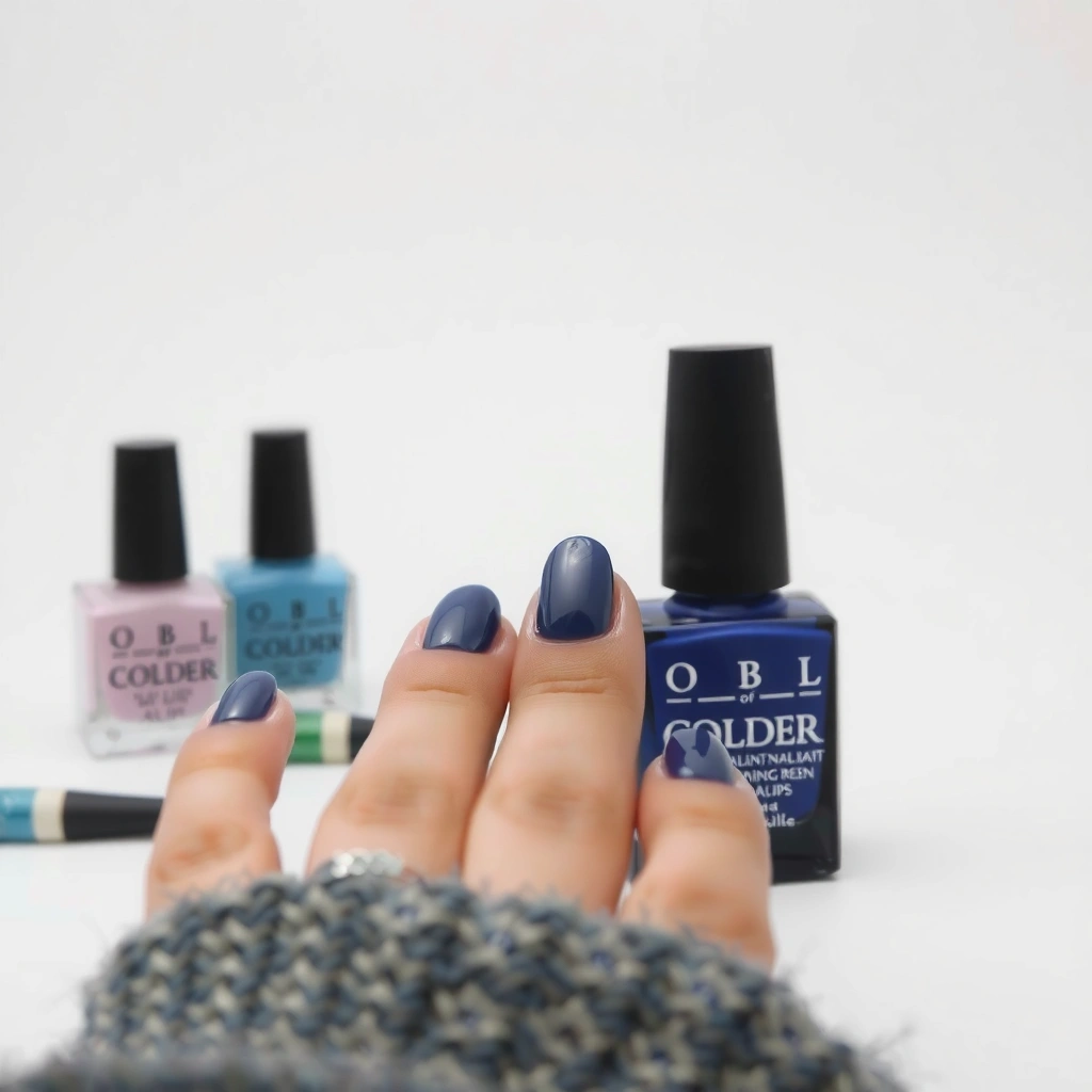 Illustration of common causes for nail polish peeling, including moisture and improper application techniques.