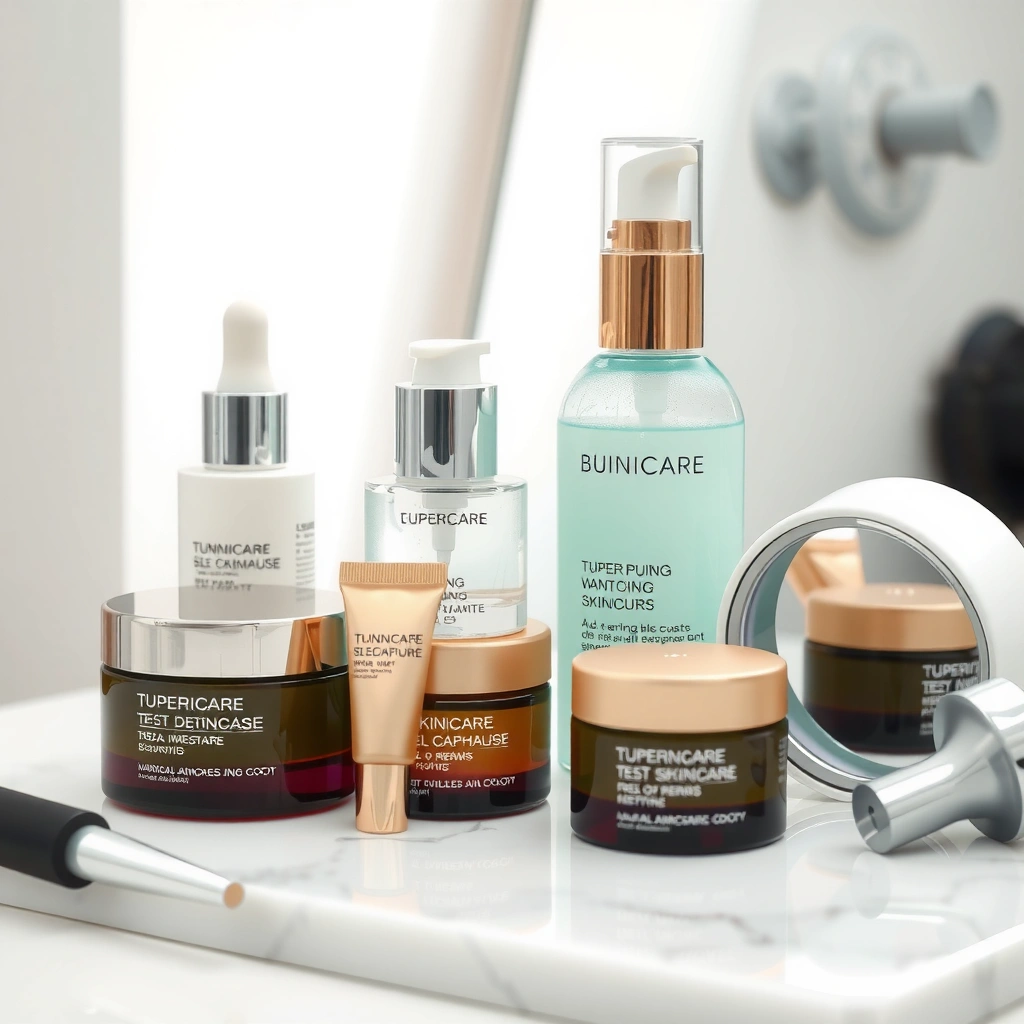 Visual comparison of skincare costs and their results to evaluate worth in skincare products.