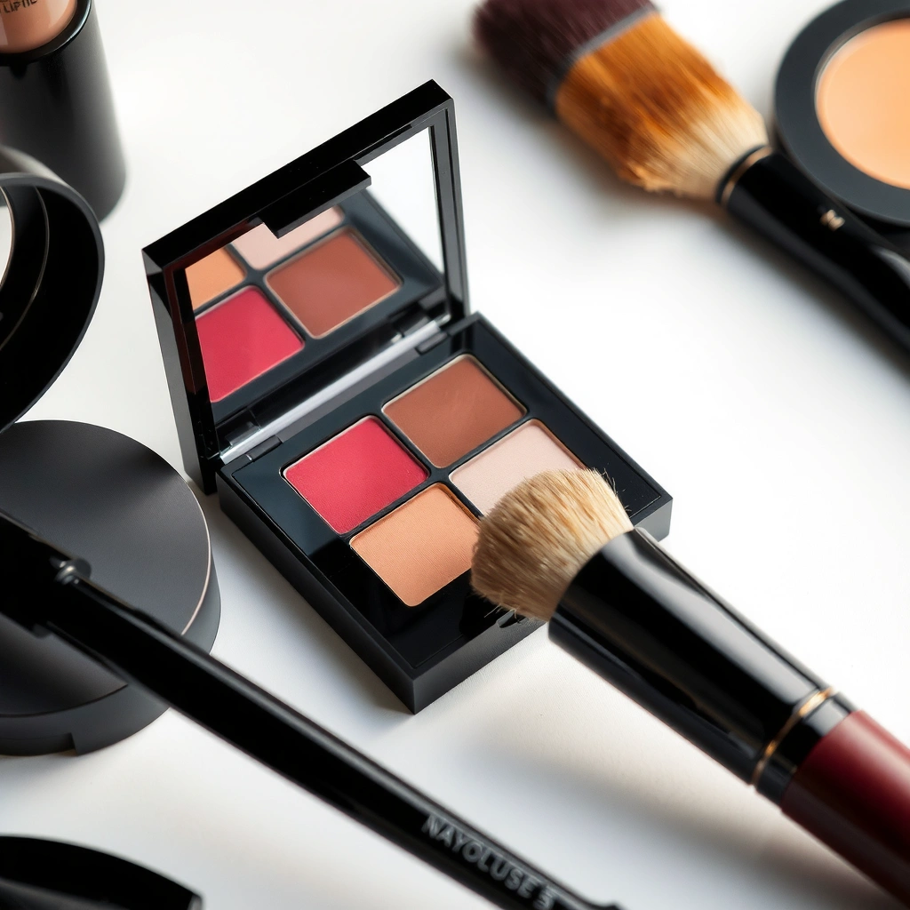 Blush and bronzer products for beginners' makeup essentials checklist.