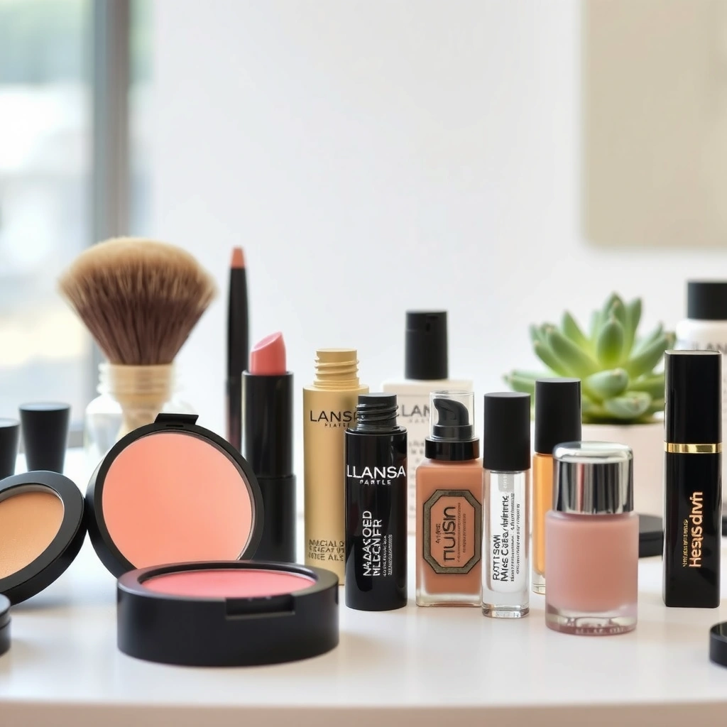 Base face essentials for beginners, featuring various foundation products for a flawless makeup look.