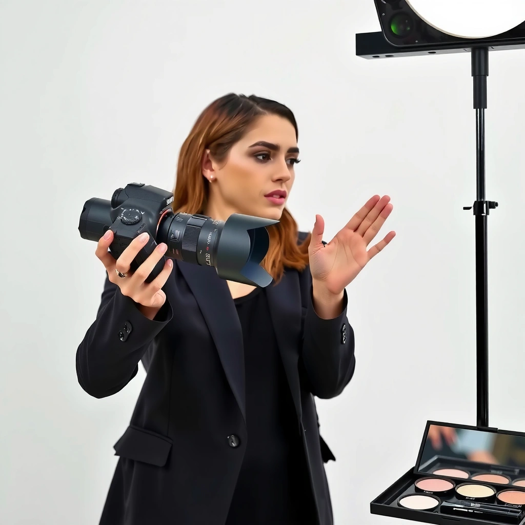 Essential makeup products for eyes and brows, including mascara, eyeliner, and brow gel for beginners.
