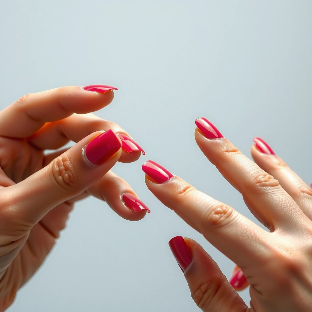 An infographic showing quick solutions to stop nail polish from peeling, highlighting common causes and remedies.