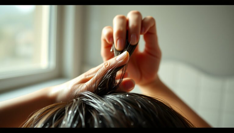 Image illustrating causes of greasy hair and effective fixes for quick oiliness