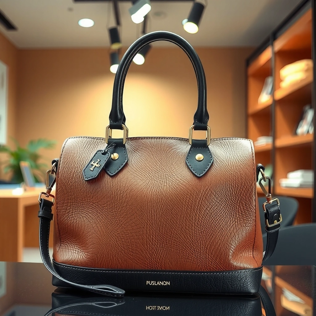 Close-up of designer bag logos, hardware, and branding details for authenticity verification