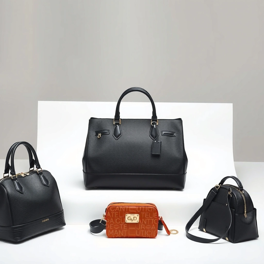 Close-up of materials and stitching on a designer bag to check for authenticity.