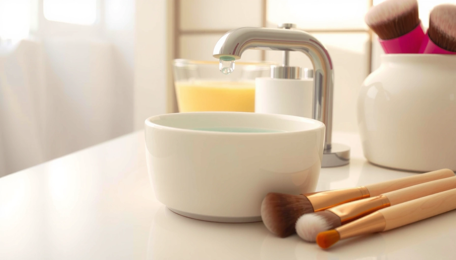 A visual guide to how often you should wash makeup brushes for optimal hygiene and performance.