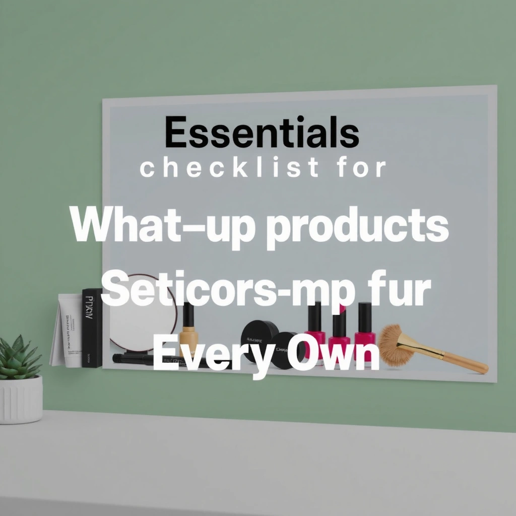 Image illustrating makeup essentials for beginners and when they matter in a beauty routine.