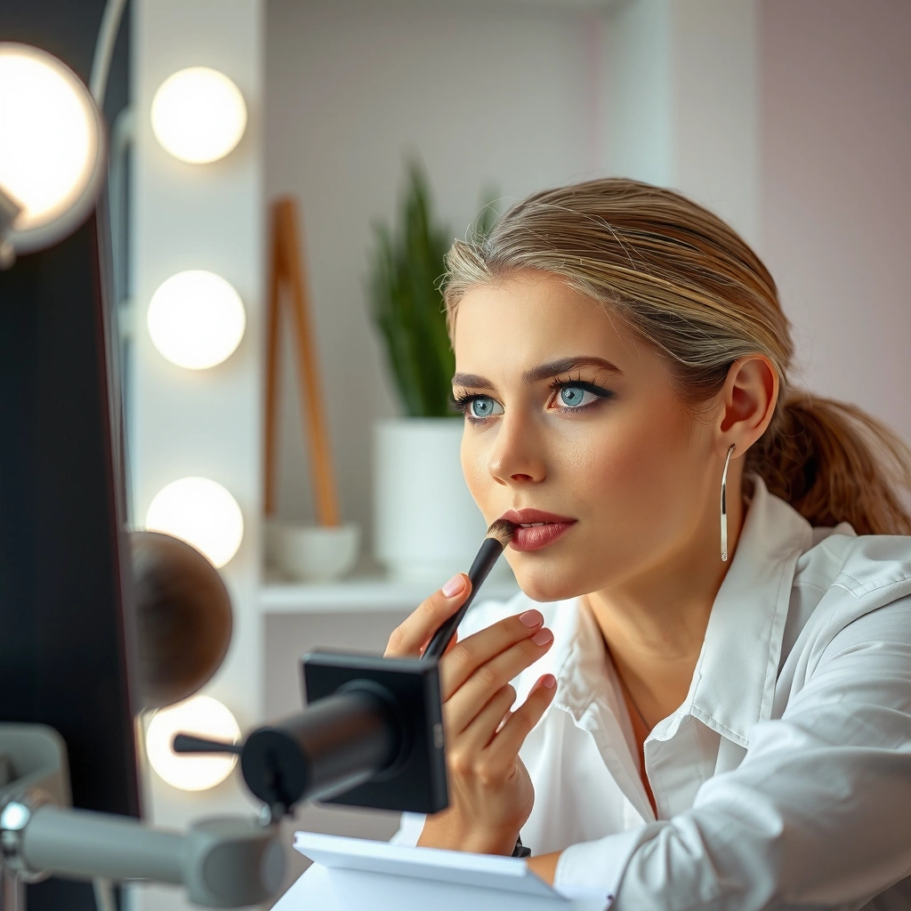 Graphic showing signs to immediately replace makeup products for health and safety.