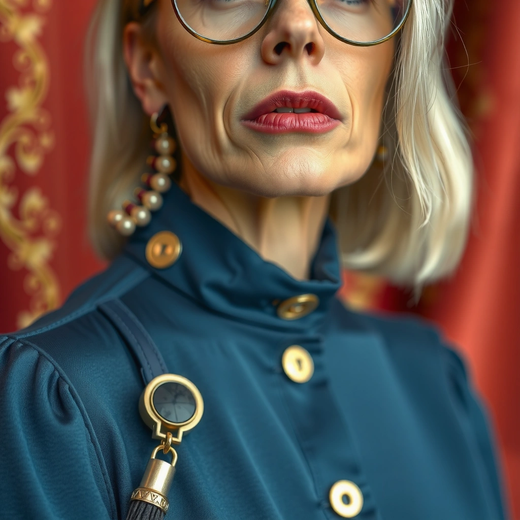A woman wearing washed-out colors that make her look older, highlighting color and contrast mistakes in fashion.