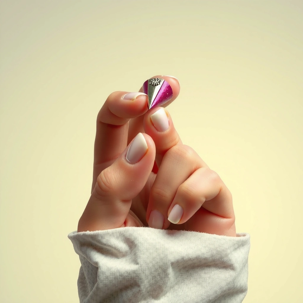 Image illustrating nutrients and health issues impacting nail strength and breaking nails.