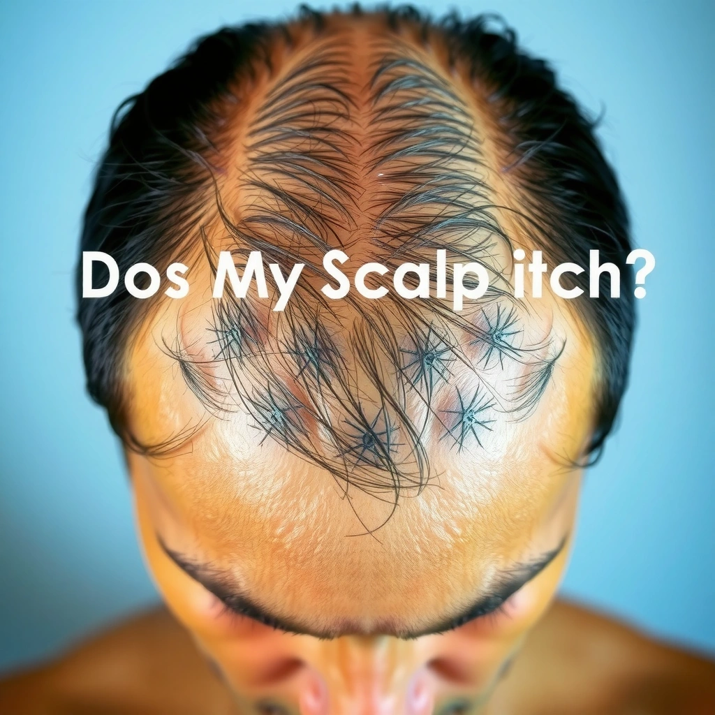 Image illustrating safe, low-risk steps to take for itchy scalp relief.