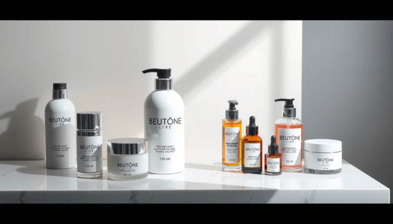 Illustration of skincare products with labels indicating their shelf life and expiration dates.