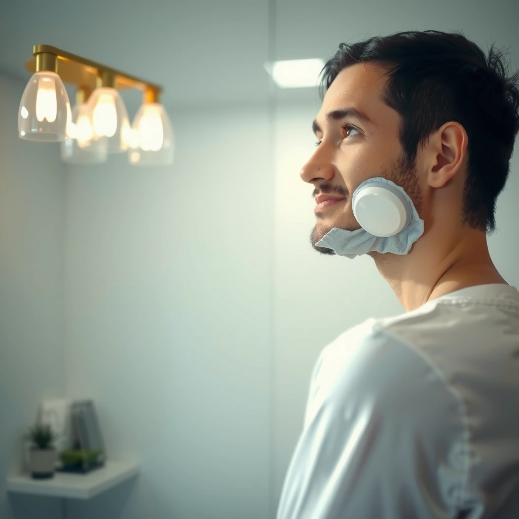 A woman applying body lotion on her face, demonstrating when it's acceptable to use body lotion on facial skin.