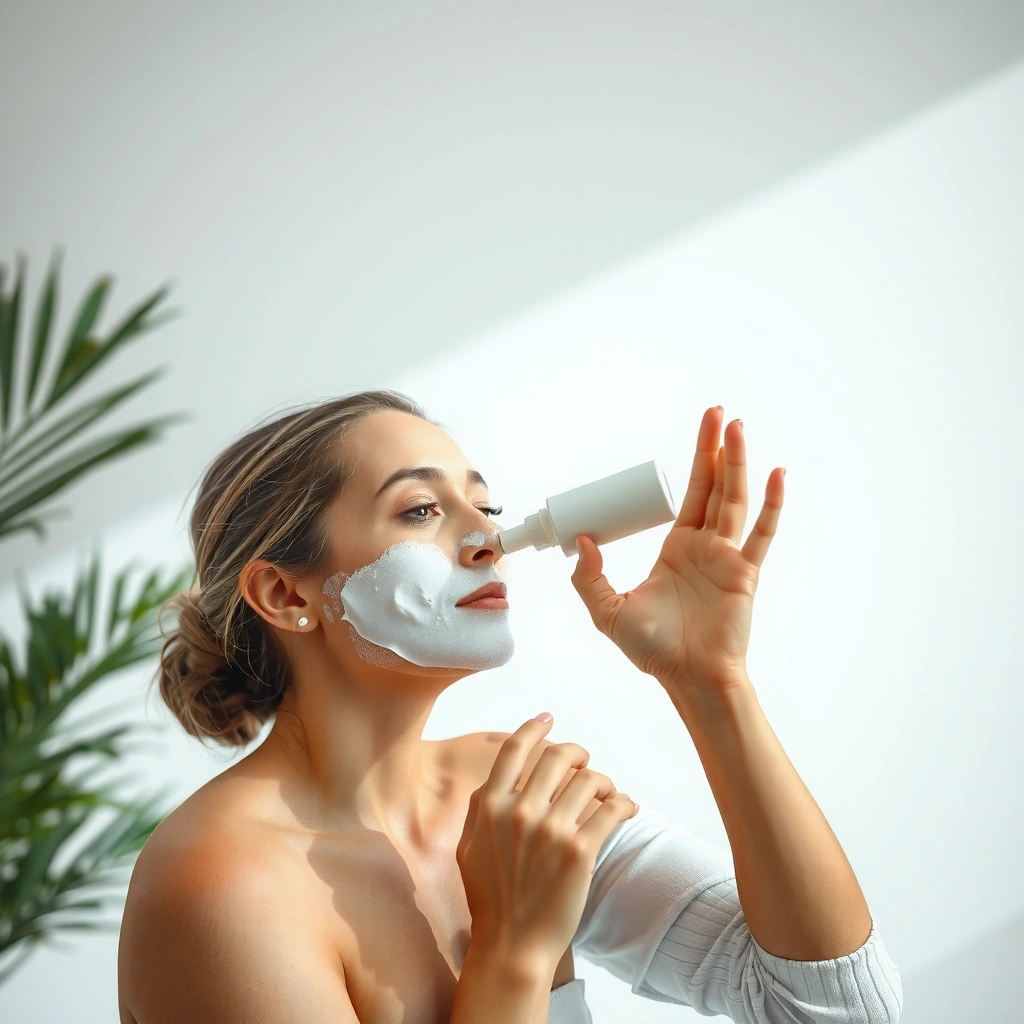 Image illustrating who can use body lotion on their face and when it is appropriate.