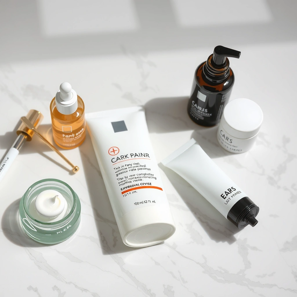 Image showing common issues with expensive skincare products and their disappointing results